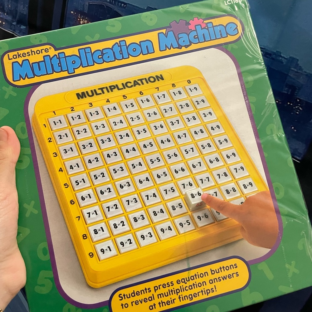 Multiplication machine NEW WITH BOX